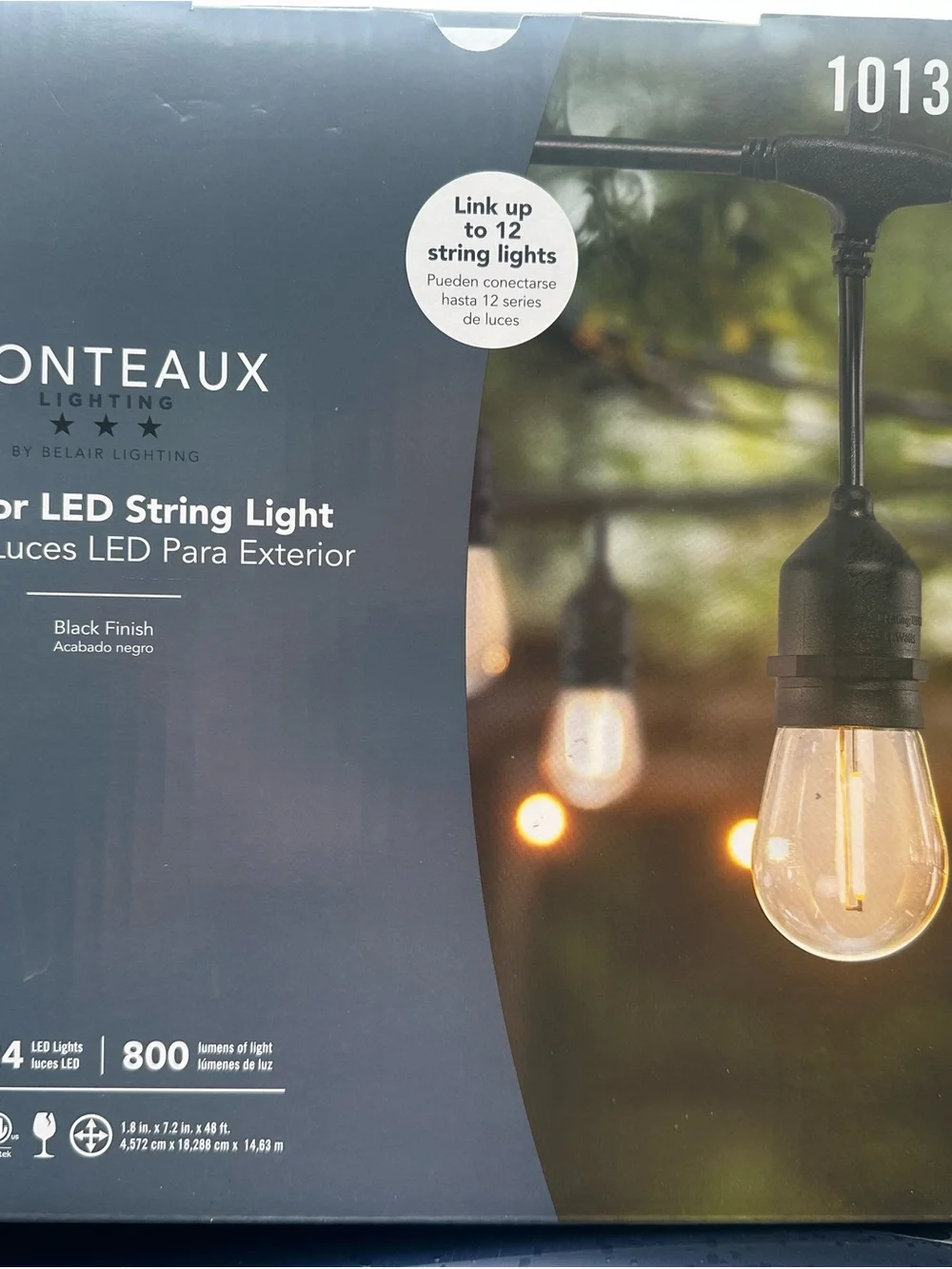 Globe String Lights - Warm White LED Patio String Light by N/A